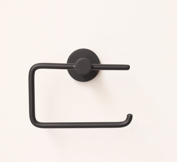 Black Wire Toilet Roll Holder and Store